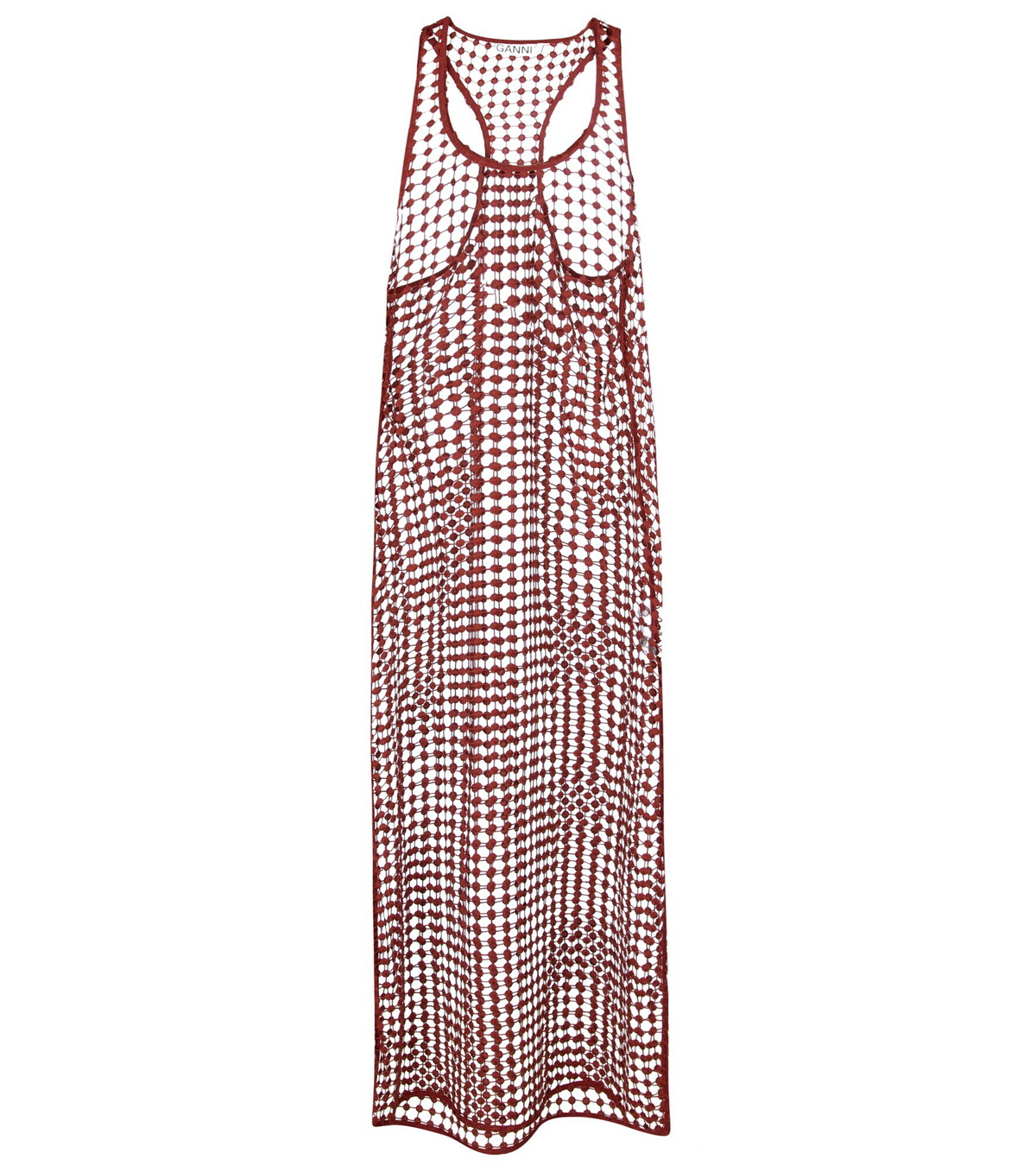 Ganni - Mesh midi dress GANNI