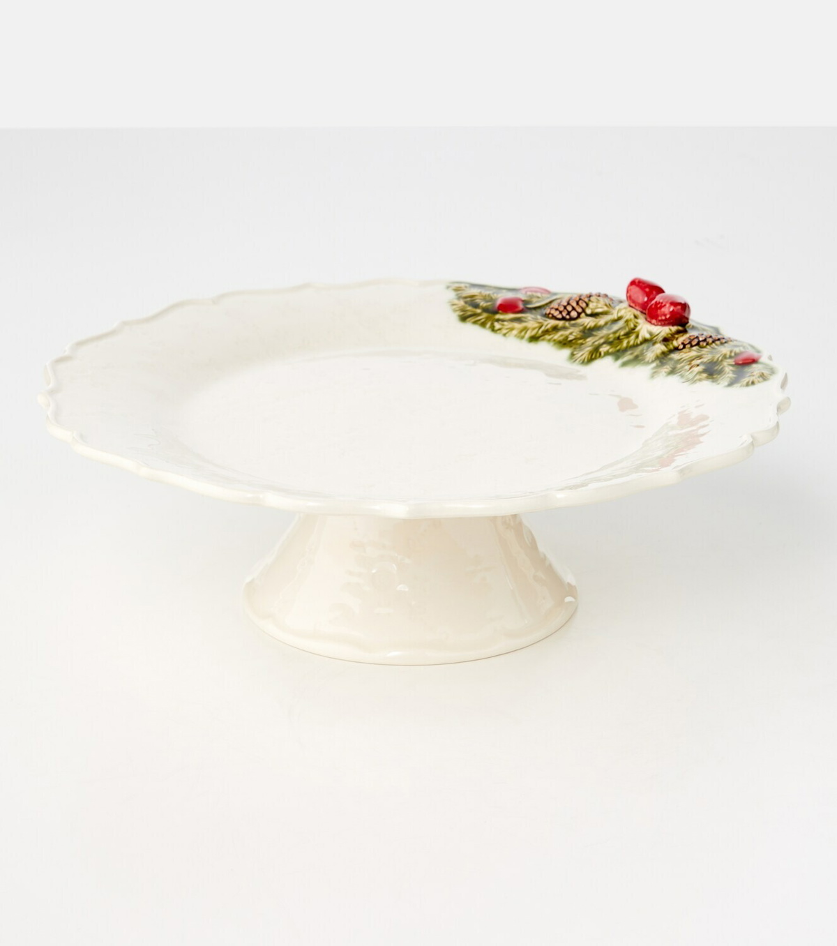 Bordallo Pinheiro Earthenware cake stand
