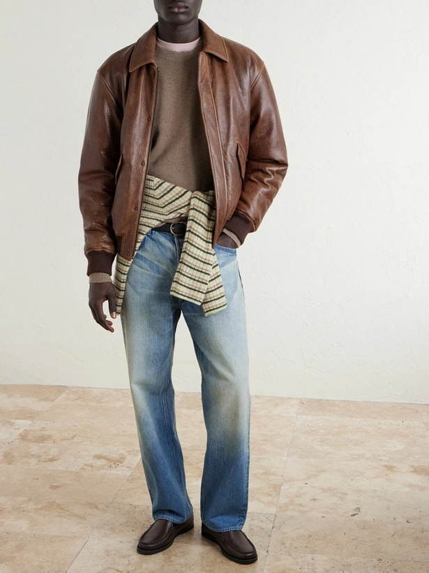 Photo: Auralee - Straight-Leg Selvedge Jeans - Blue
