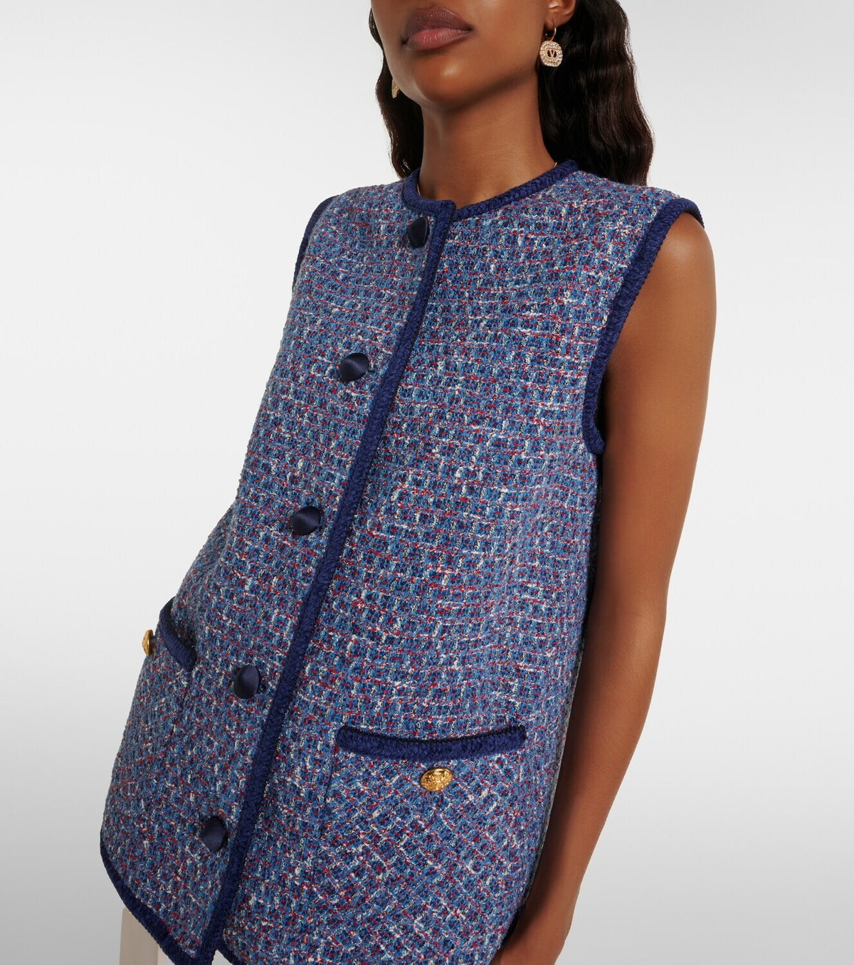 Valentino Tweed vest
