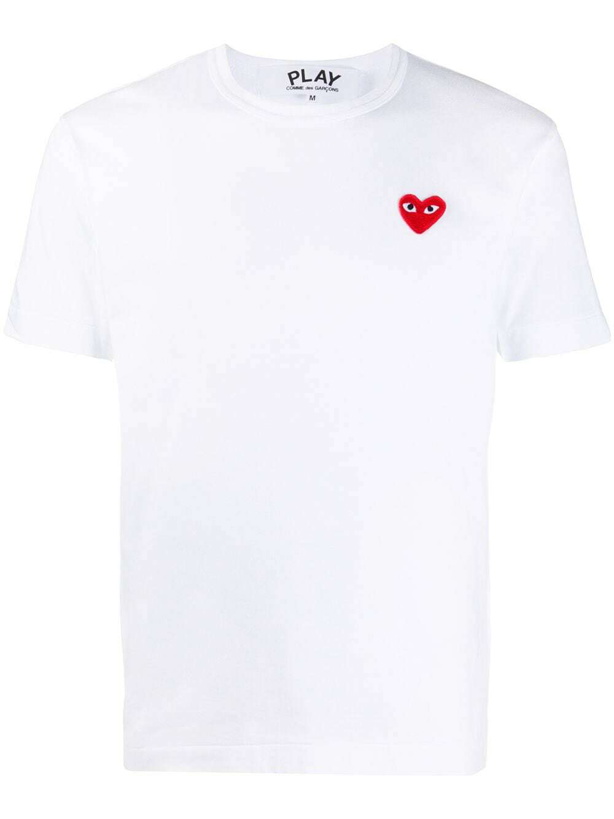 Photo: COMME DES GARCONS PLAY - Logo Cotton T-shirt