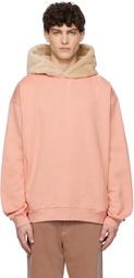 Marni Pink Brushed Organic Cotton Hoodie