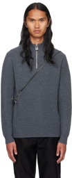 JW Anderson Gray Padlock Sweater