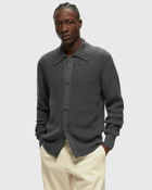 Officine Générale Tahar Italian Merinos Wool Grey - Mens - Zippers & Cardigans