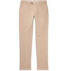 CANALI - Slim-Fit Stretch-Cotton Twill Chinos - Neutrals