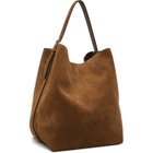 TOTEME Tan Belted Suede Tote