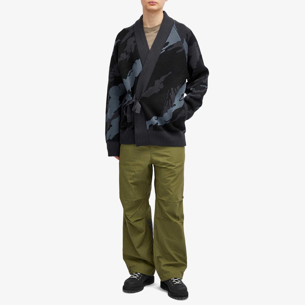 Maharishi Men's Camo Kimono Jacket in Night