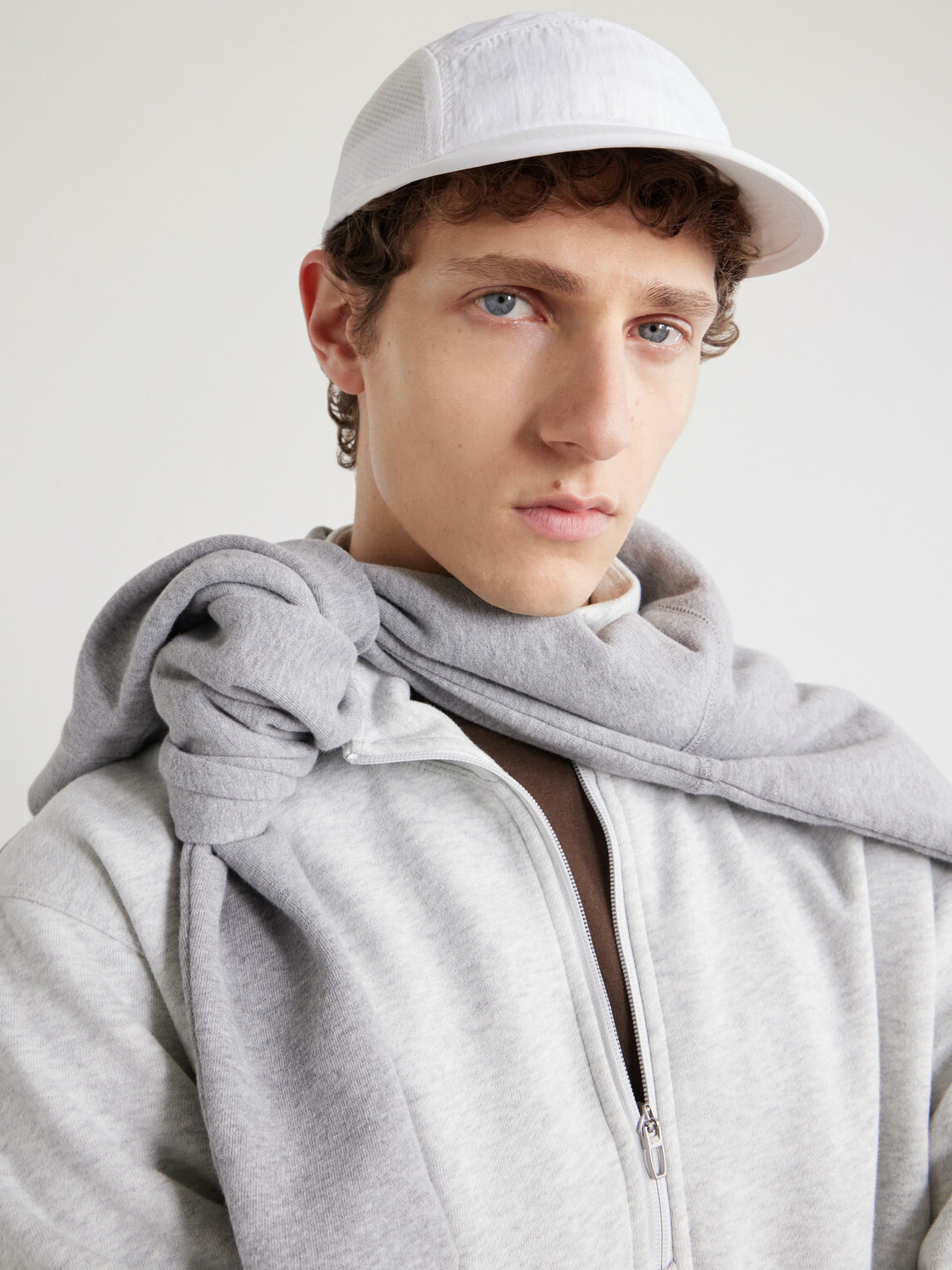 DISTRICT VISION - Logo-Appliquéd Panelled Shell and Mesh Cap