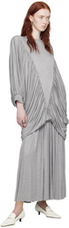Nicklas Skovgaard Gray Dress#67 Maxi Dress