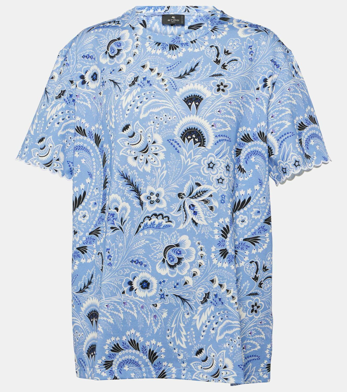 Etro Printed cotton jersey T-shirt