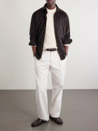 Inis Meáin - Knitted Cotton and Cashmere-Blend Sweater - Neutrals