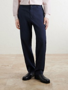 NN07 - Brendan 10042 Straight-Leg Organic Cotton-Blend Chino - Blue