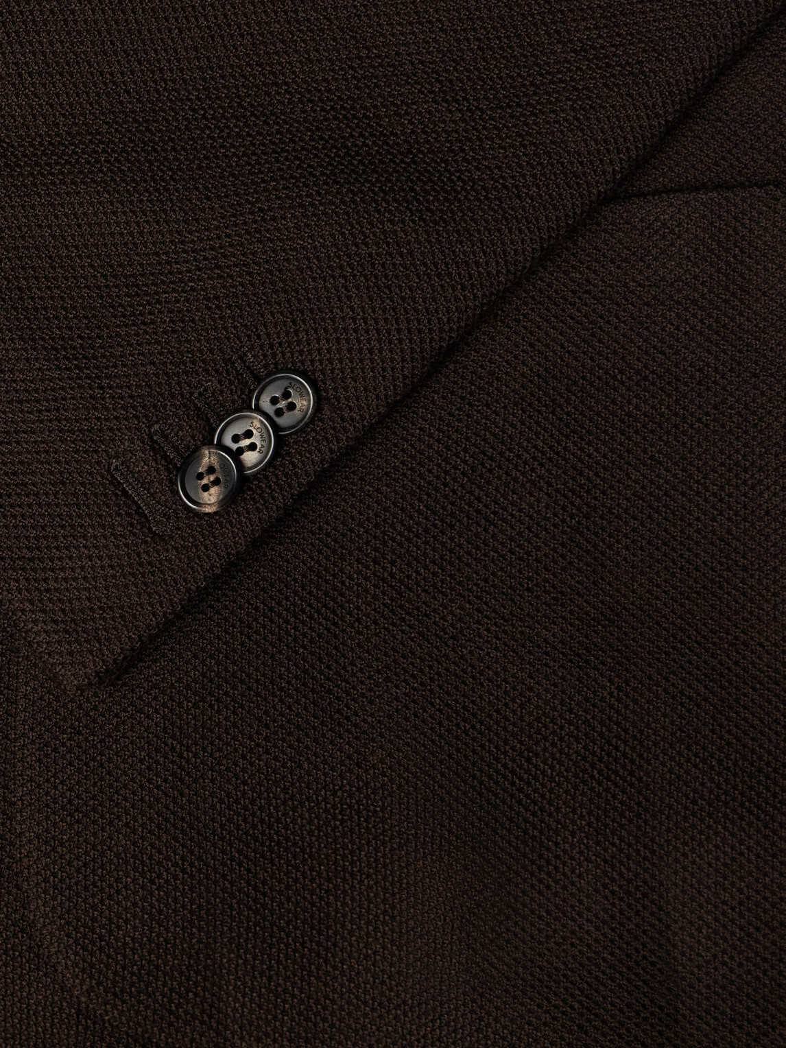 Slowear - Wool-Blend Woven Waffle Jersey Blazer - Brown