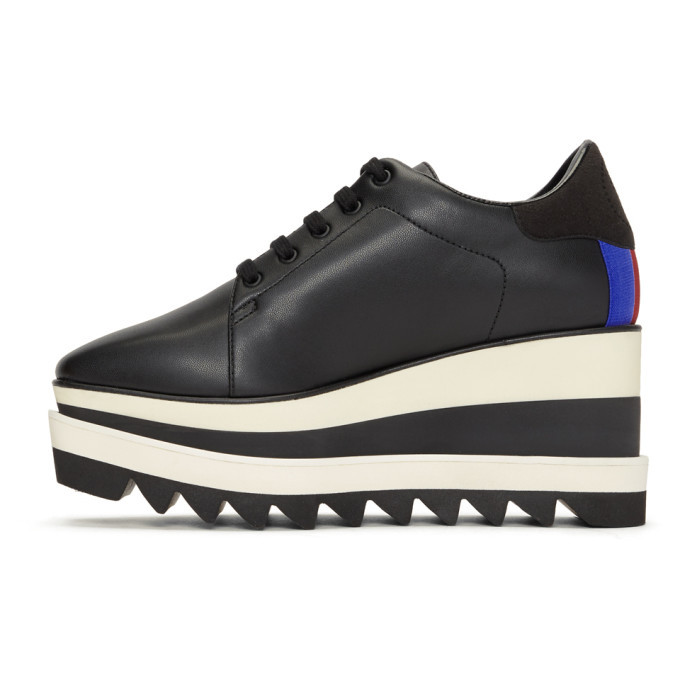 Stella McCartney Black Sneak-Elyse Platform Derbys Stella McCartney