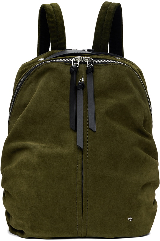 Rag and Bone green suede loaner backpack rag & bone | Bags | Rag And Bone Green Suede Loaner Backpack  main image 3