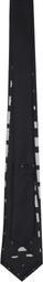 YOHJI YAMAMOTO Black Square Pattern JQ Derby Tie