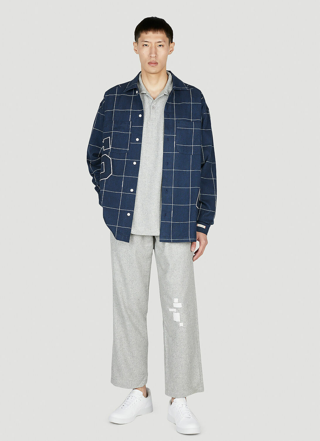Saintwoods Patch Wool Pants