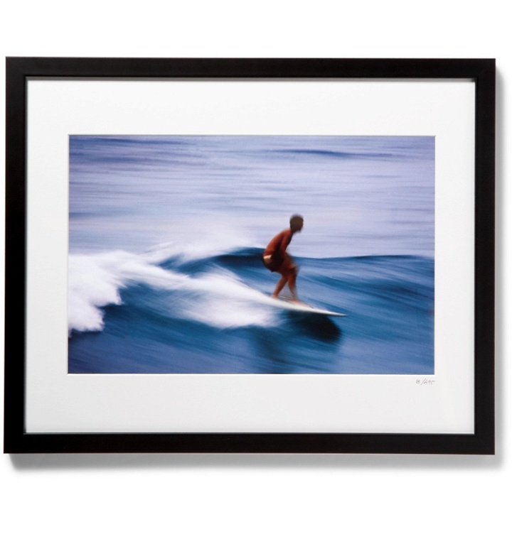 Photo: Sonic Editions - Framed Surfer in Honolulu Print, 16" x 20" - Black