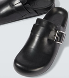 Loewe Ease Buckle leather clogs