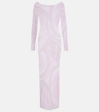 Pucci Iride jersey maxi dress