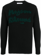 MAISON KITSUNE' - Logo Wool Crewneck Jumper