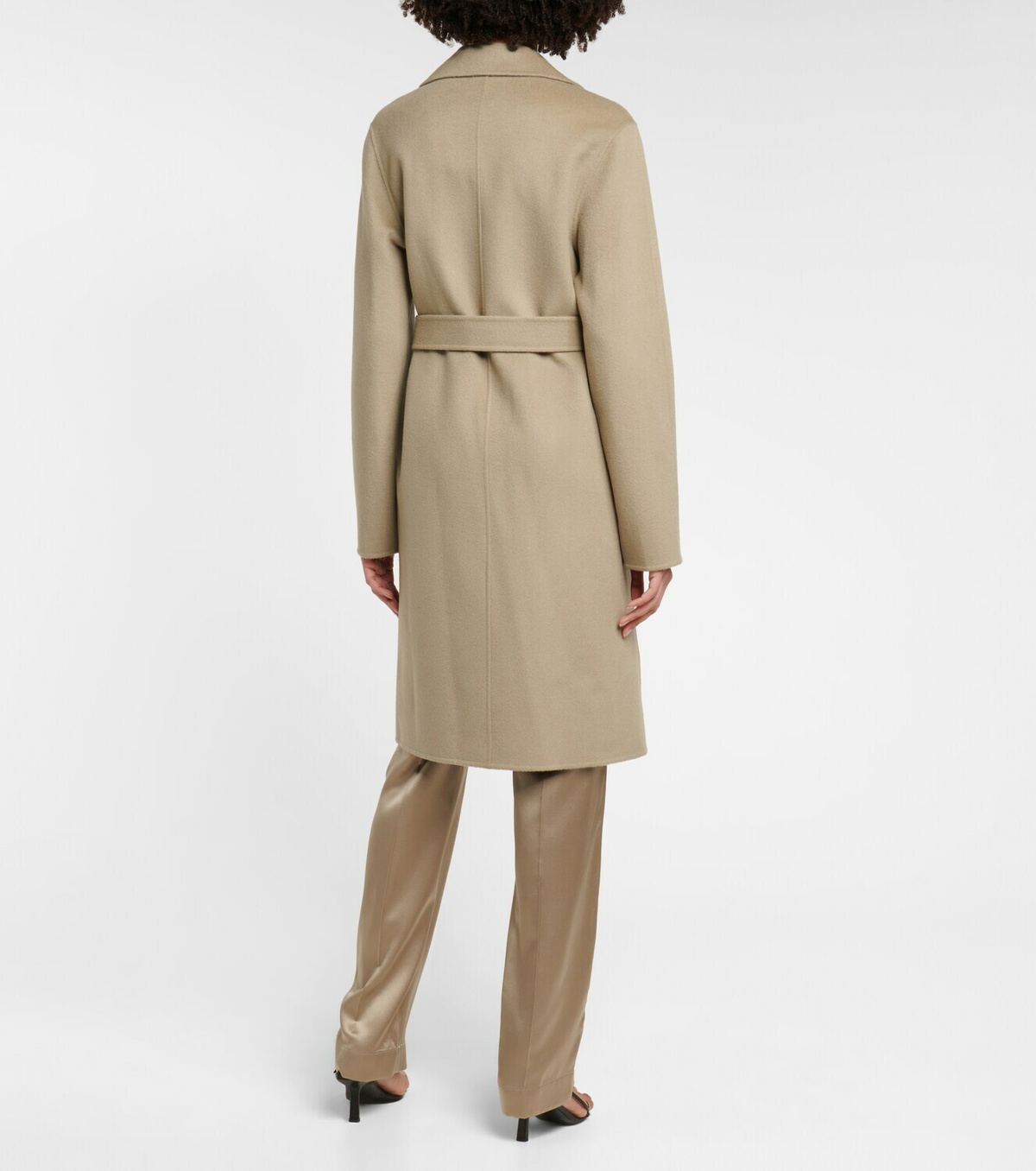 ジャケット・アウター ENFOLD Beige Cashmere Blend Chester Coat Joseph - Cenda wool and cashmere wrap coat Joseph