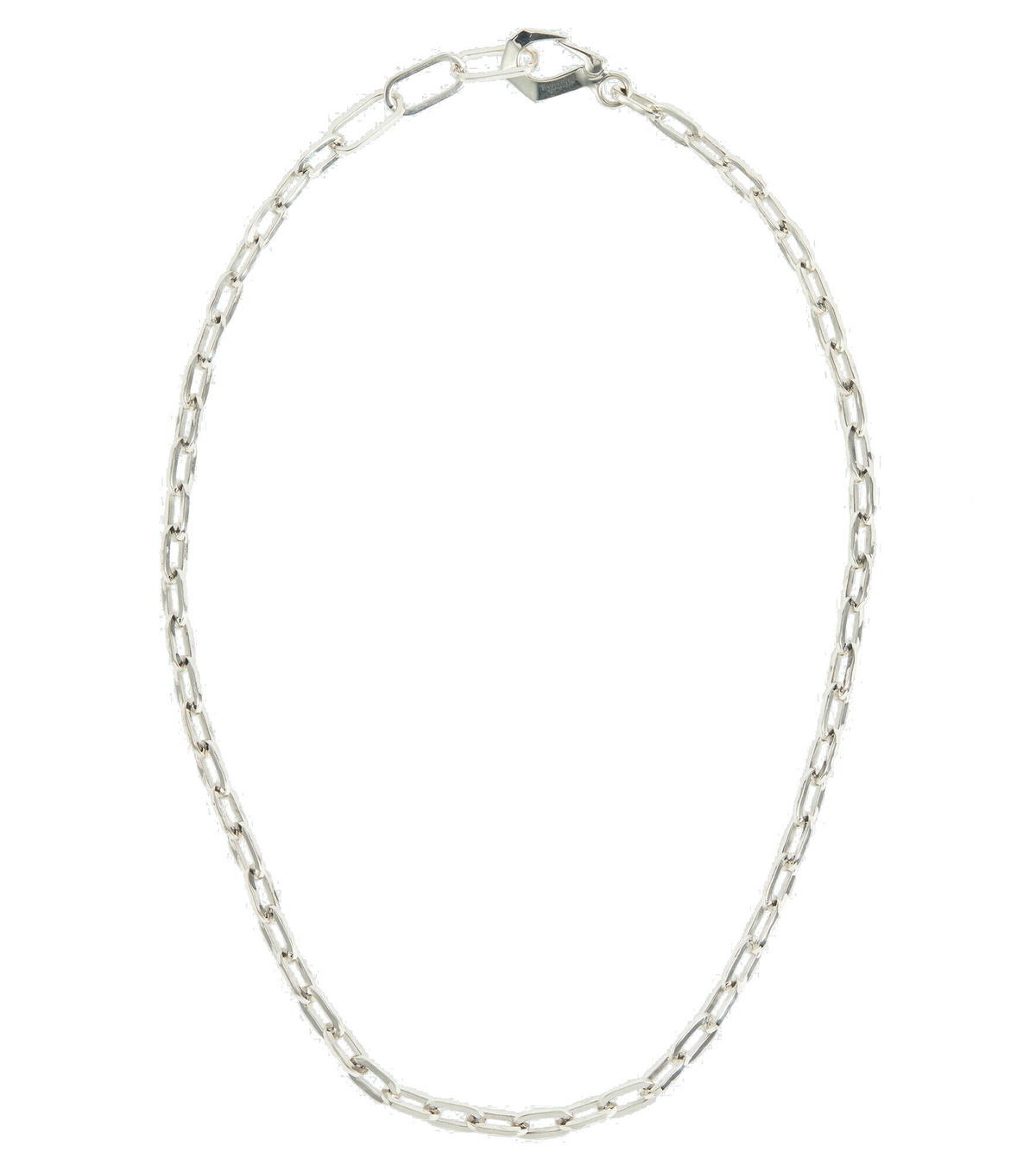 Bottega Veneta Silver Facet Necklace Bottega Veneta