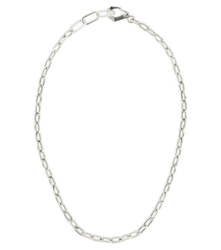 Photo: Bottega Veneta - Facet sterling silver chain necklace