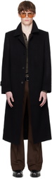 Ernest W. Baker Black Car Coat