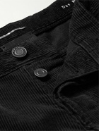 SAINT LAURENT - Slim-Fit Cotton-Corduroy Trousers - Black