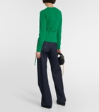 Jardin des Orangers Belted wool and cashmere sweater