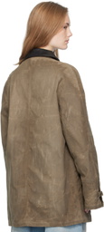 Carter Young Khaki Waxed Newman Jacket