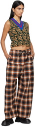 Henrik Vibskov Black & Orange Eclipse Trousers