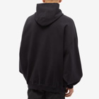 Vetements Sticker Logo Hoody in Black