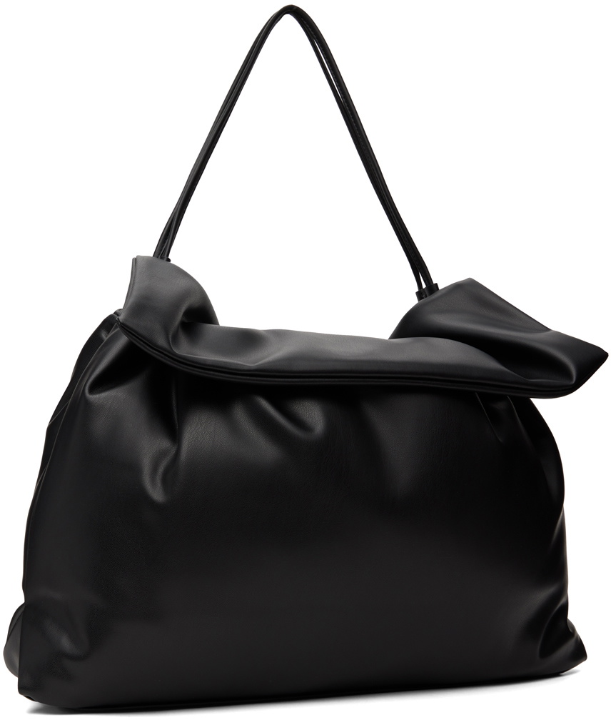Blossom Black Faco Shirring Bag