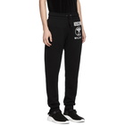 Moschino Black Logo Lounge Pants