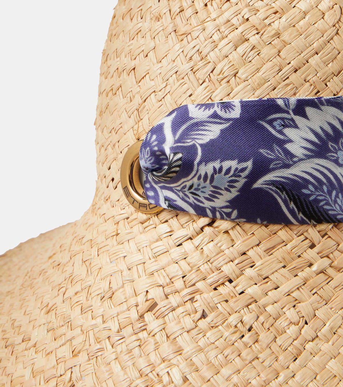 Authentic Etro Italy Straw Sun Hat Etro - Striped raffia hat Etro main image 2