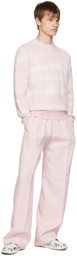 AMIRI Pink Pleated Trousers