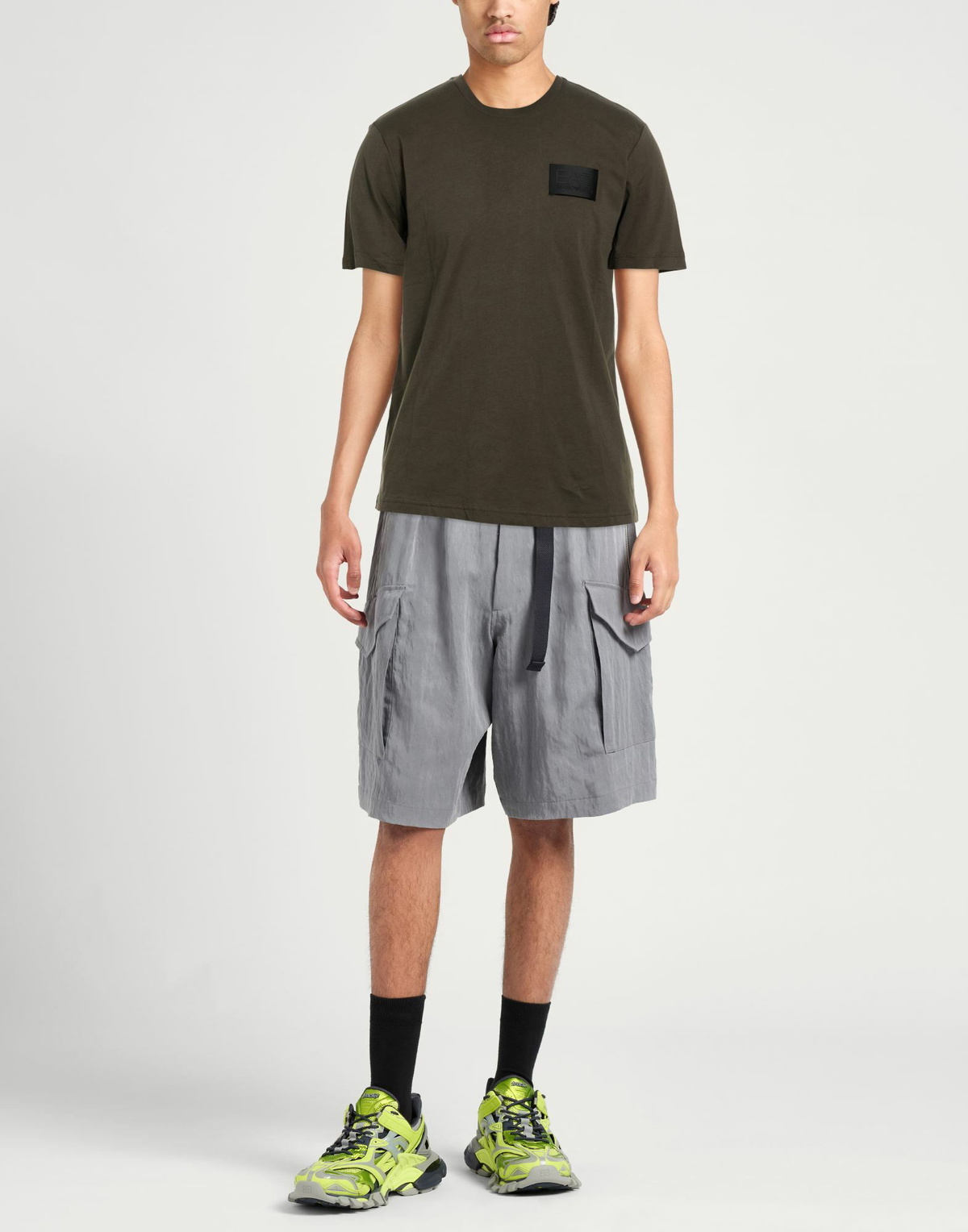 Ea7 Mens T-shirt Military in Green