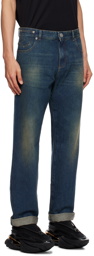 Balmain Blue Vintage Jeans