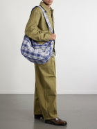 Story mfg. - Big Shop Embellished Checked Cotton Tote