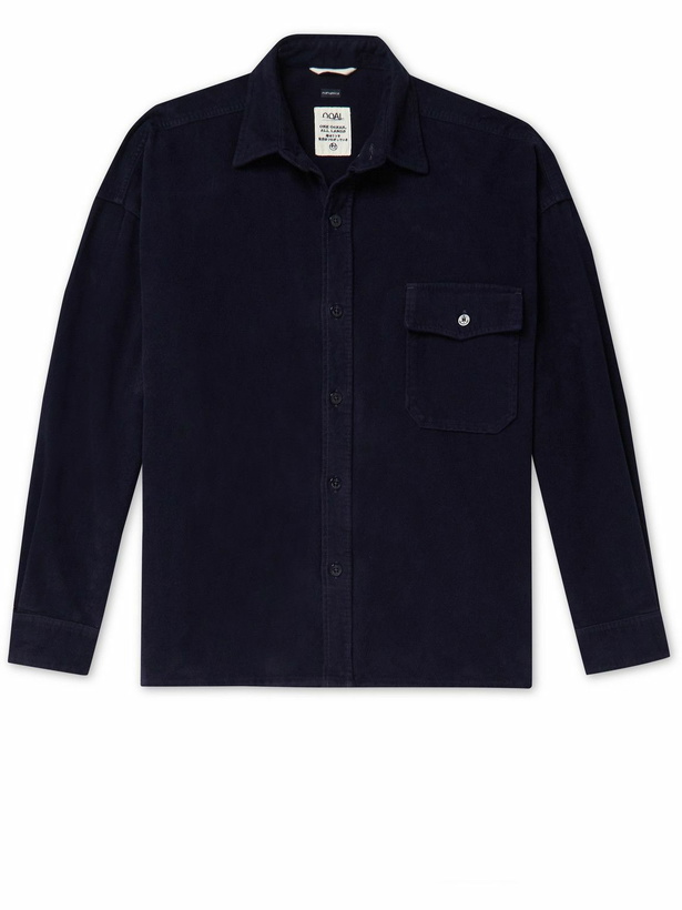 Photo: nanamica - Cotton-Blend Flannel Shirt - Blue