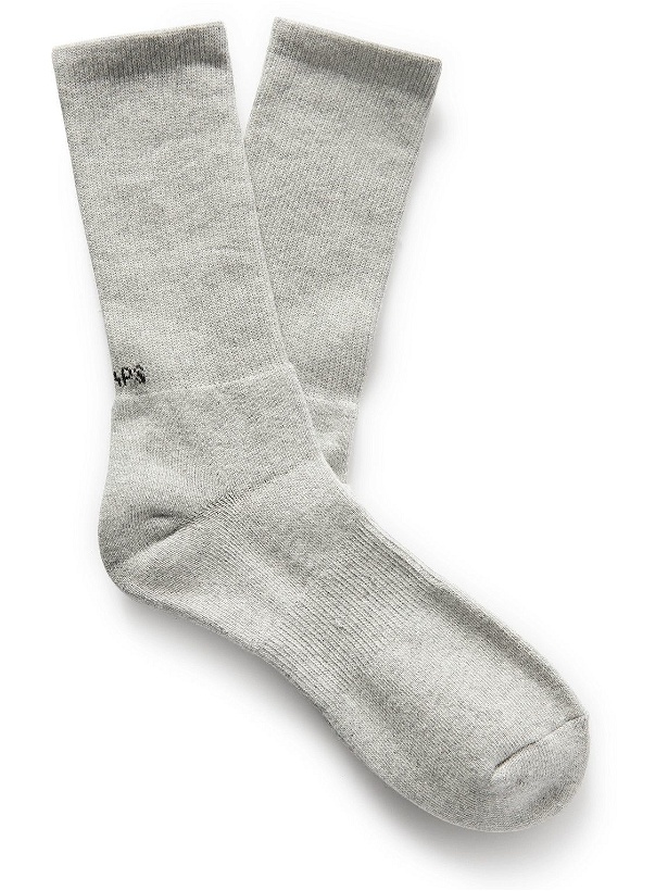 Photo: WTAPS - Logo-Jacquard Cotton-Blend Socks