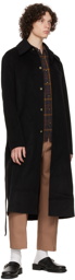 Nanushka Black Joren Coat