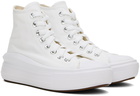 Converse White Chuck Taylor All Star Move High Top Sneakers