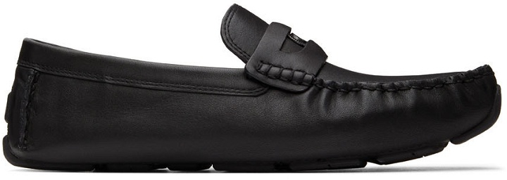 Photo: Coach 1941 Black Leather Coin Loafers