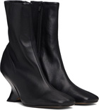Dries Van Noten Black Heeled Ankle Boots