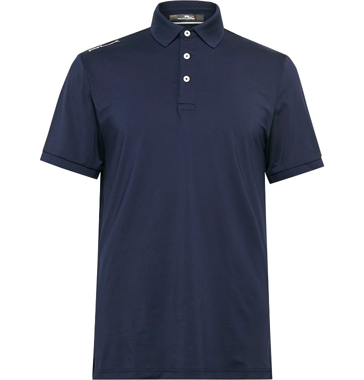 Photo: RLX Ralph Lauren - Airflow Stretch-Jersey Golf Polo Shirt - Blue