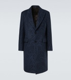 Etro Paisley wool and cashmere jacquard coat