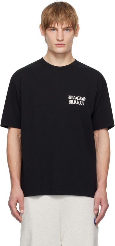 Photo: WACKO MARIA Black Washed T-shirt